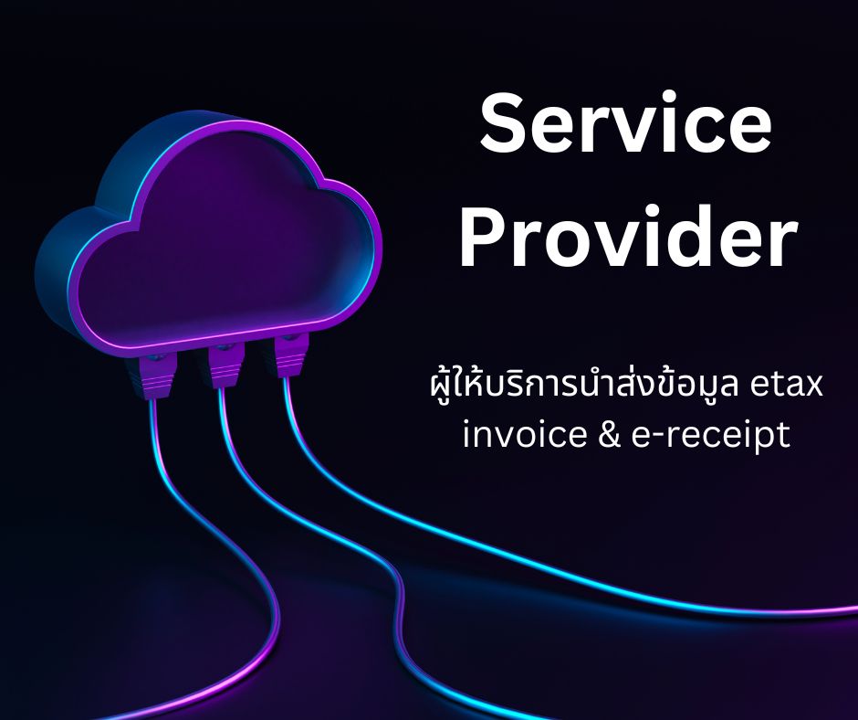 service provider etax invoice